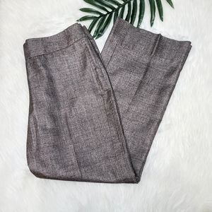 Per Se Women's Dark Grey Wool Polyester Dress Pants Slacks Trousers Size 10